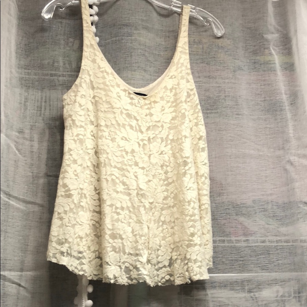 Lace tank top
